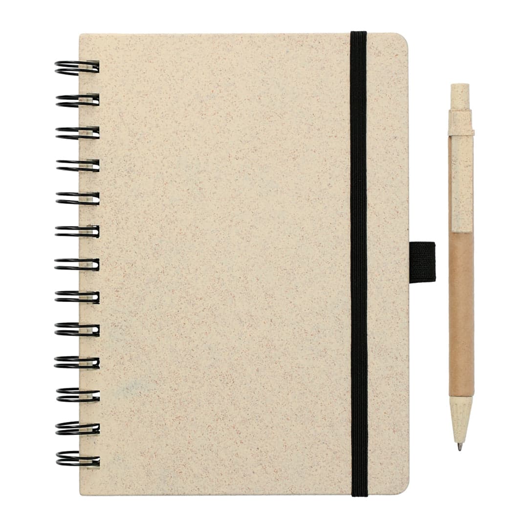 Eco Wheat Straw Blend Notebook With Pen Set 5 x 7 Inch product image 7