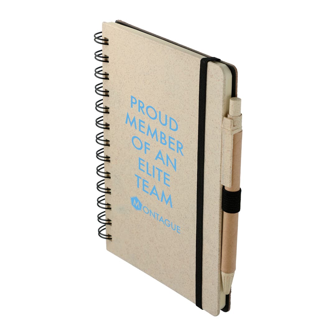 Eco Wheat Straw Blend Notebook With Pen Set 5 x 7 Inch product image 5