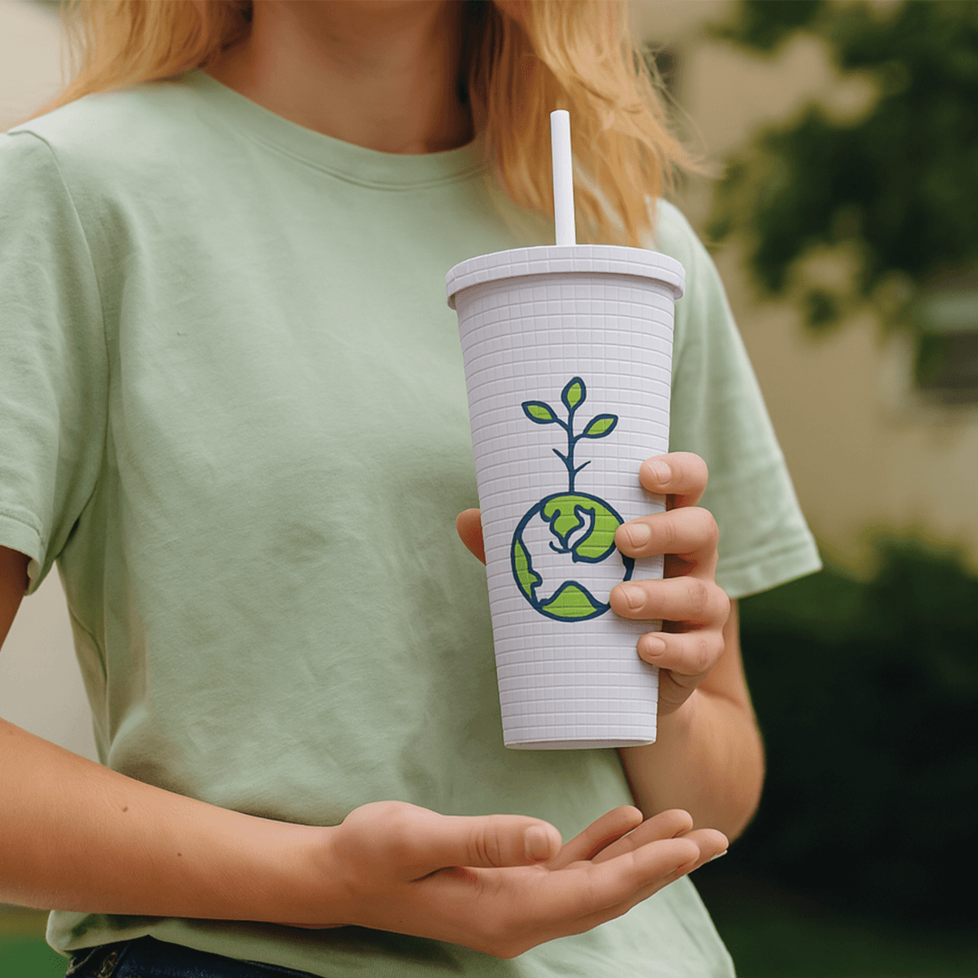 Recycled Squared Sip Tumbler 24 oz - Main product view 1