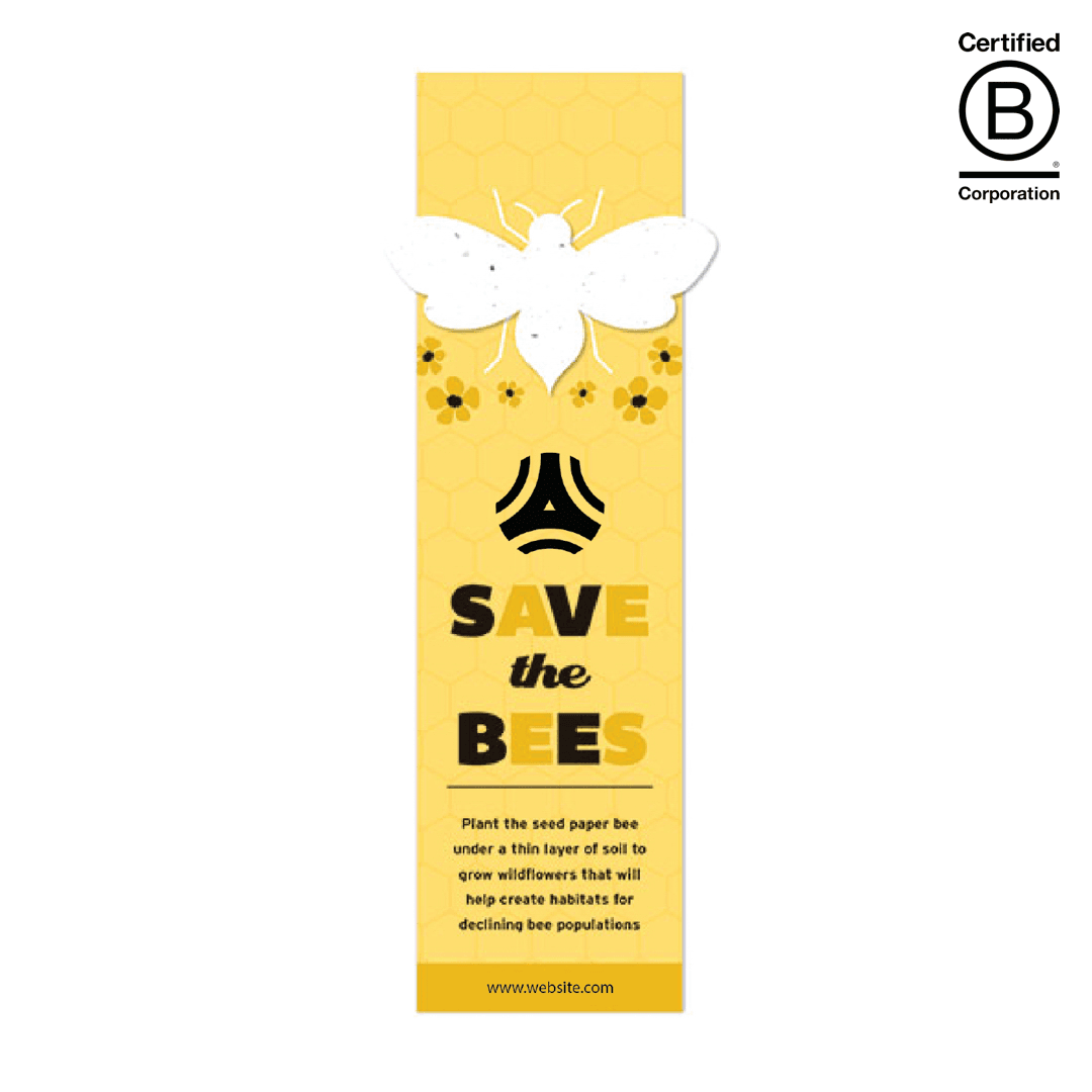 One Sided Decoration-Plantable Bee Bookmark - Main product view 1