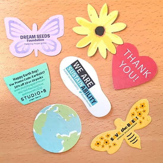 Small Seed Paper Shapes 1-Sided - Flower - Main product view 1