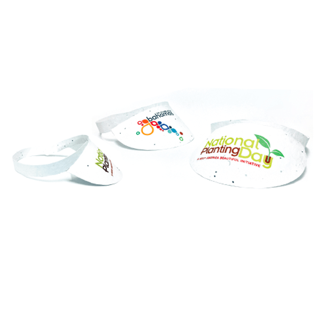 Plantable Seed Paper Sun Visor-Unisex - Main product view 1