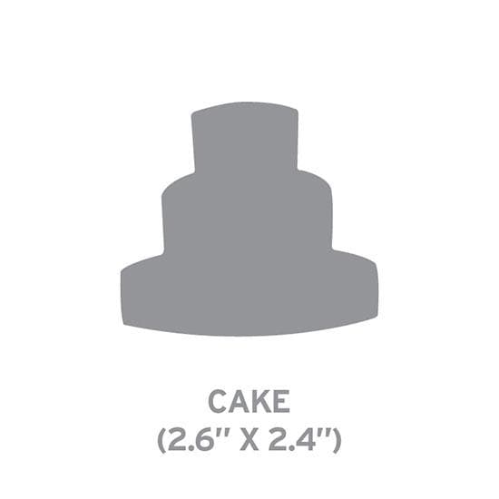 Large Seed Paper Shapes - Cake - Main product view 1