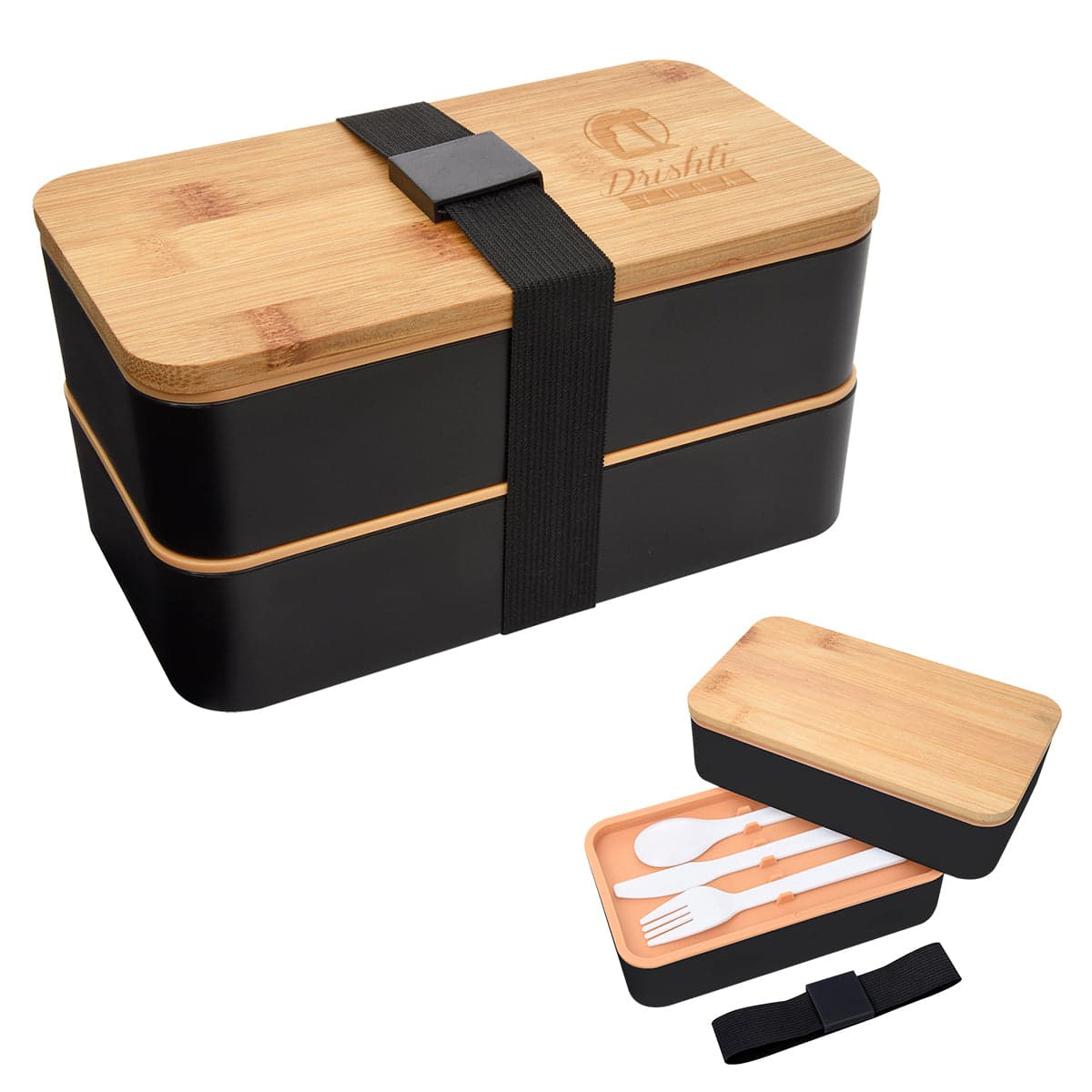 Essex Bamboo Lid Bento Lunch Set - Main product view 1