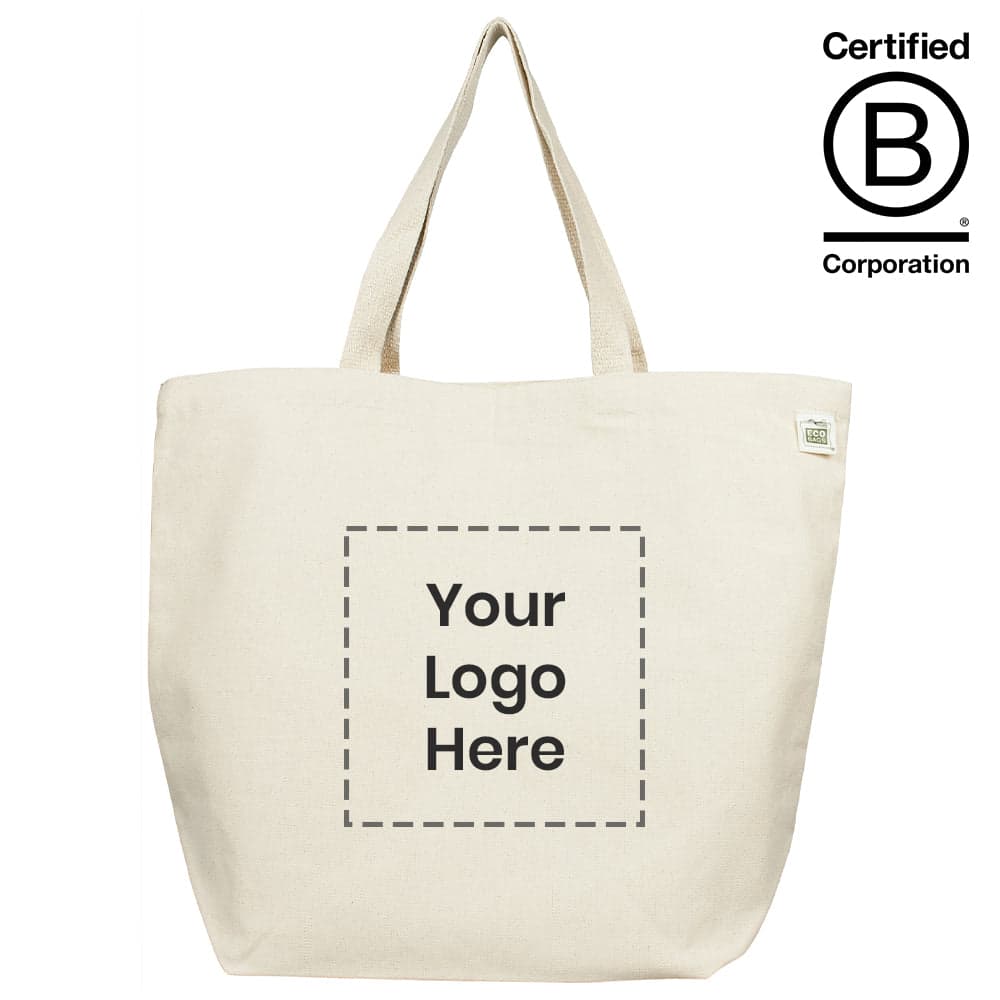 Ashley Natural Recycled Cotton Canvas Tote Bag - Main product view 1