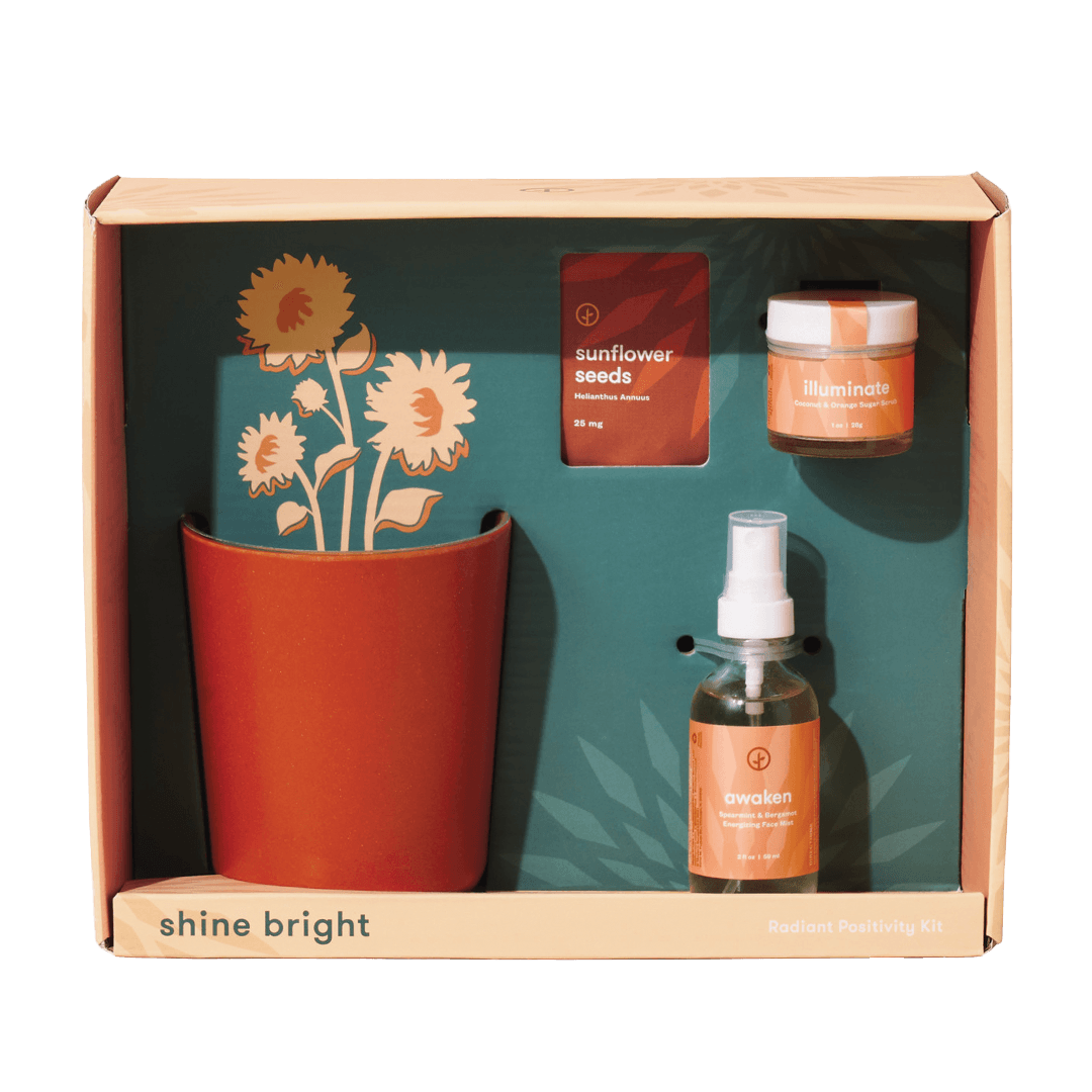 Mindful Sunflower Grow Kit with Skincare product image