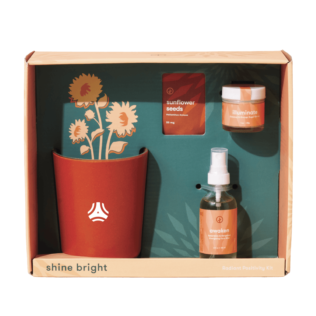 Mindful Sunflower Grow Kit with Skincare - Main product view 1