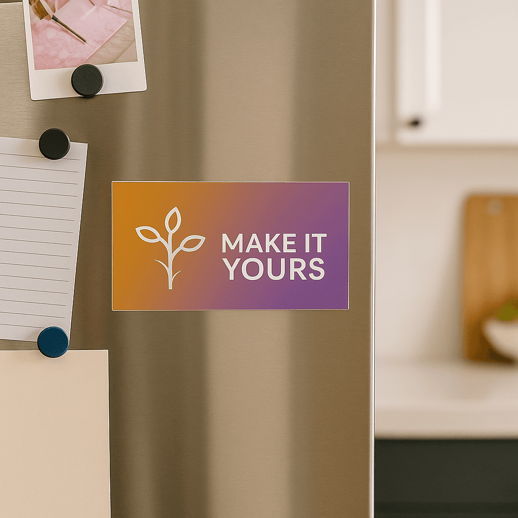 Custom Business Card Style Magnet - Main product view 1