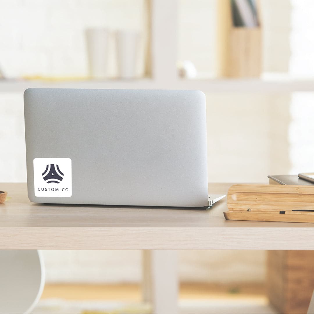 Eco Laptop Sticker Individual Square 3 Inch - Main product view 1