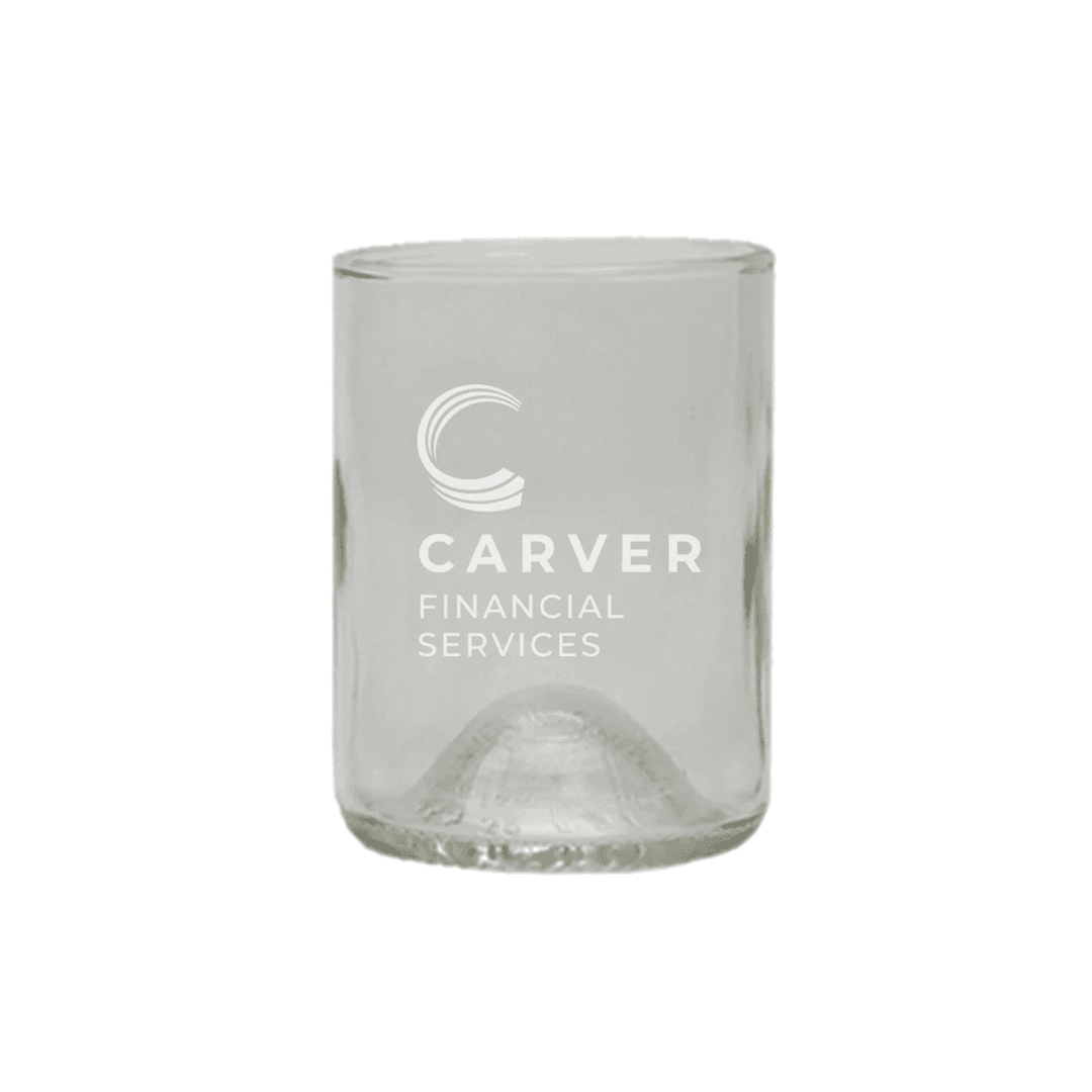 Upcycled Single Clear 12 oz Glass - Main product view 1