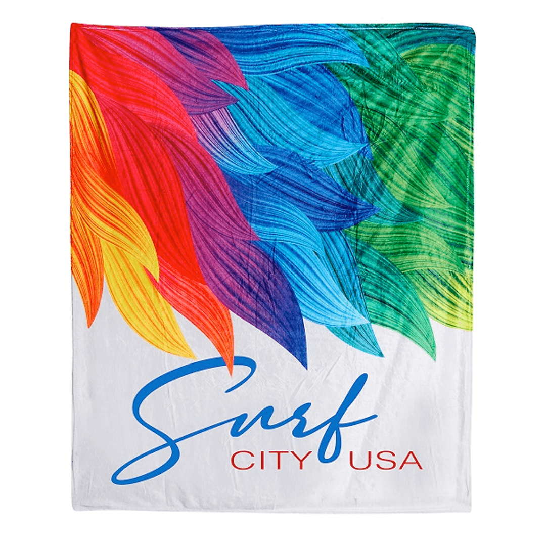 Full Print Fleece Throw Blanket - Main product view 1