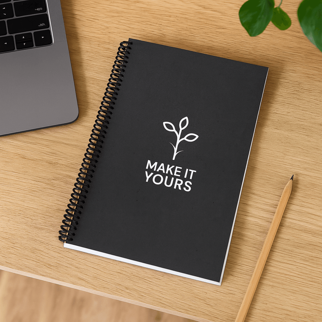 Spiral Recycled Notebook 6 x 9 Inch - Main product view 1