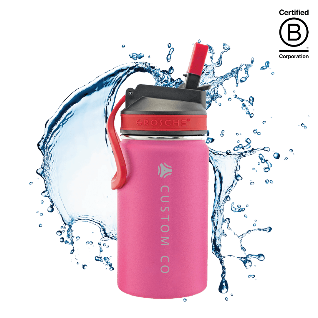 Grosche® Stainless Steel Sippy Kids Water Bottle 12 oz - Main product view 1