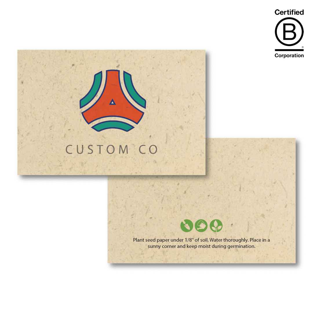 Medium Seed Paper Panel Card 2-Sided - Main product view 1