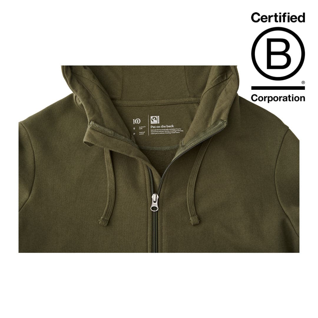 Tentree® Feel Good Organic Cotton Full-Zip Hoodie-Men's product image 14