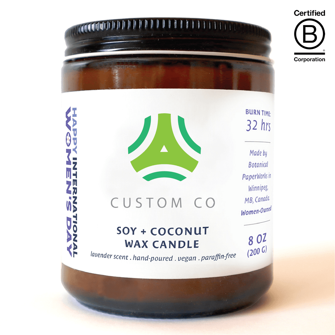 International Women's Day 8 oz. Soy Candle - Main product view 1