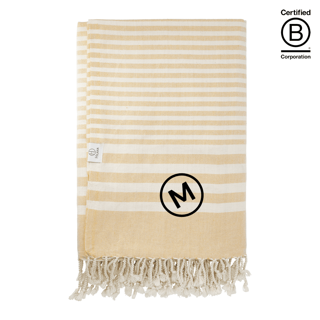 Layla Upcycled Cotton Throw Blanket product image 2
