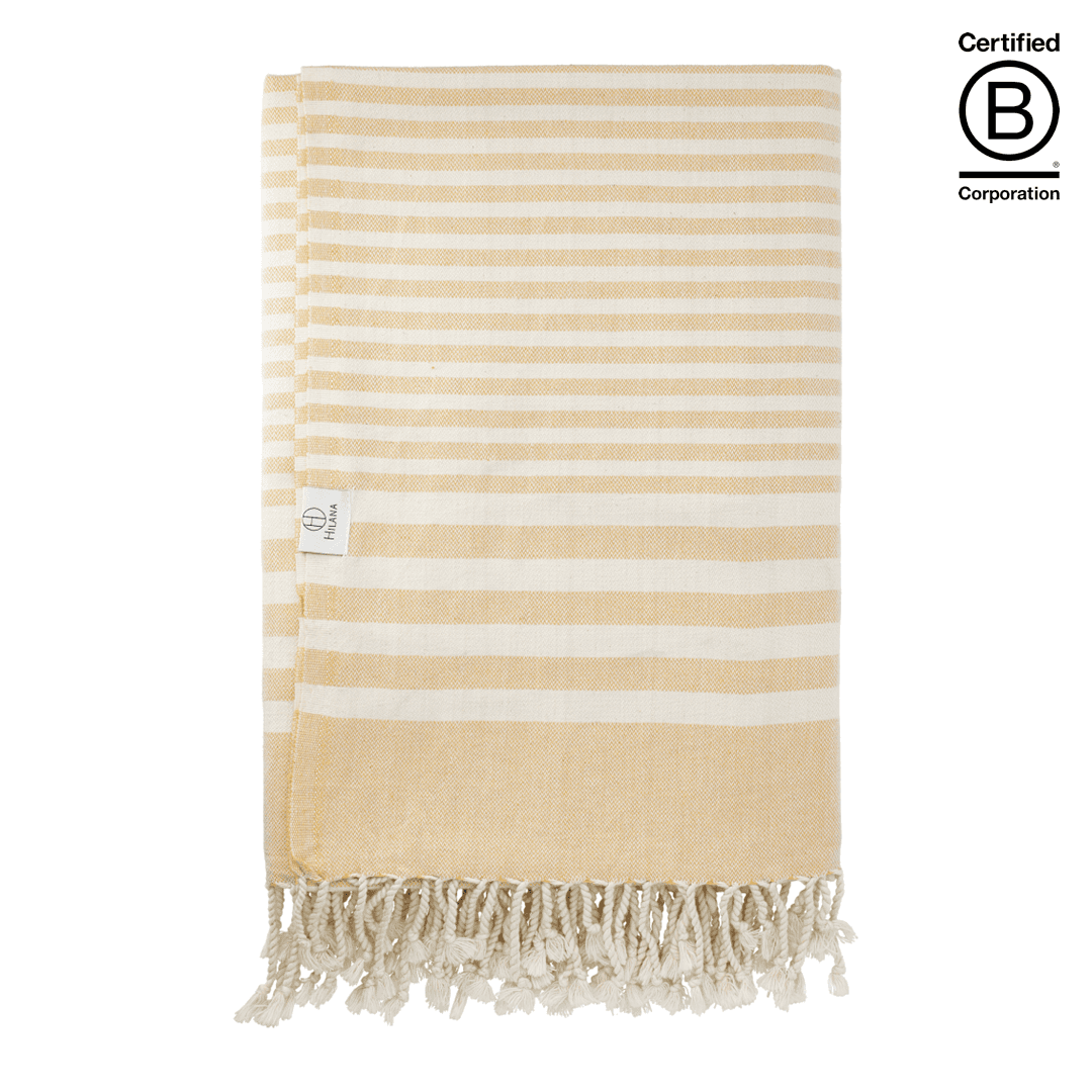 Layla Upcycled Cotton Throw Blanket product image 3