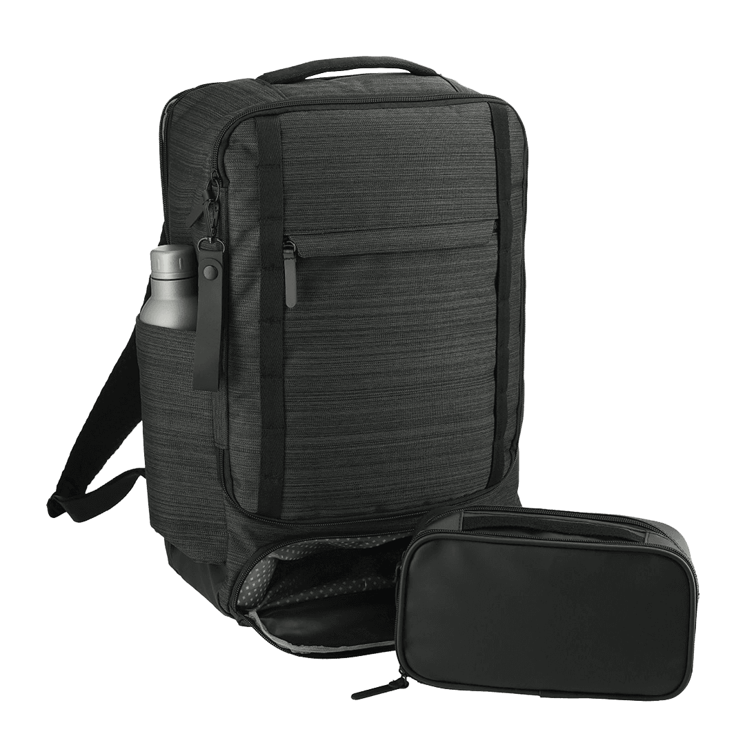 Remote Work Computer Recycled Backpack With Pouch 15 Inch product image 6
