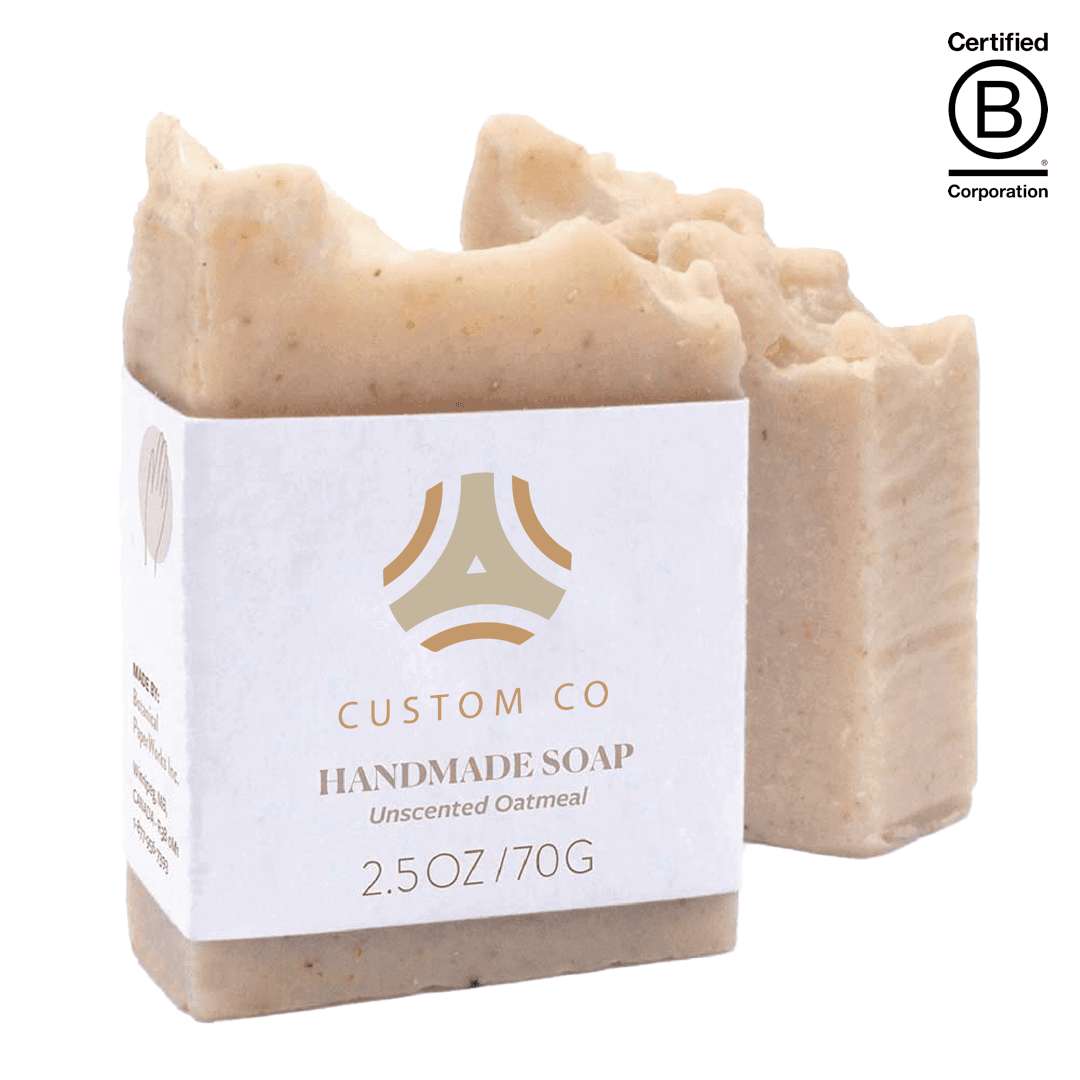 Artisan Handmade Unscented Oatmeal Soap - Main product view 1