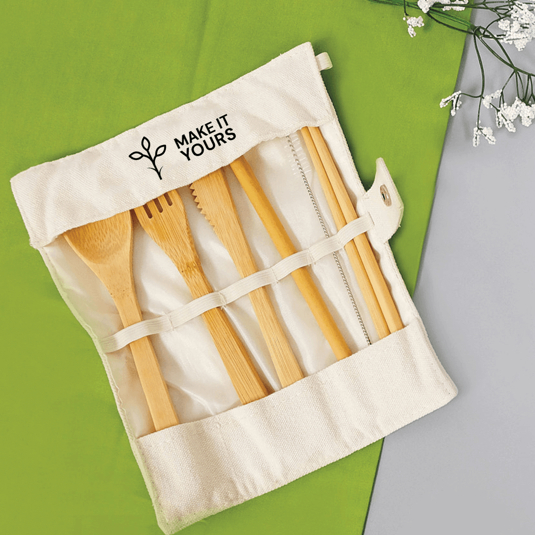 Snap & Go Bamboo Cutlery Set - Main product view 1