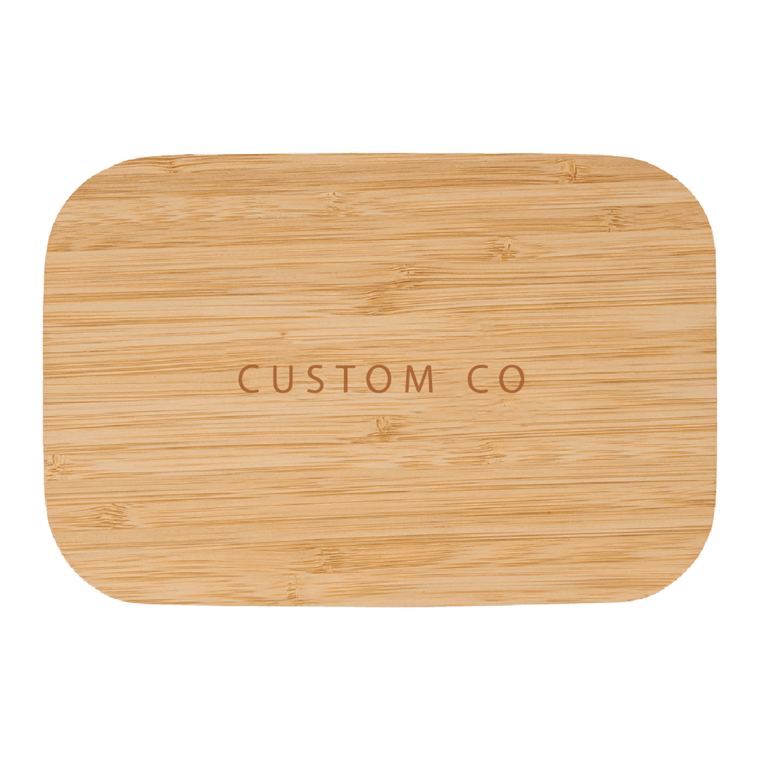 Bamboo Lunch Box with Cutting Board Lid - Main product view 1