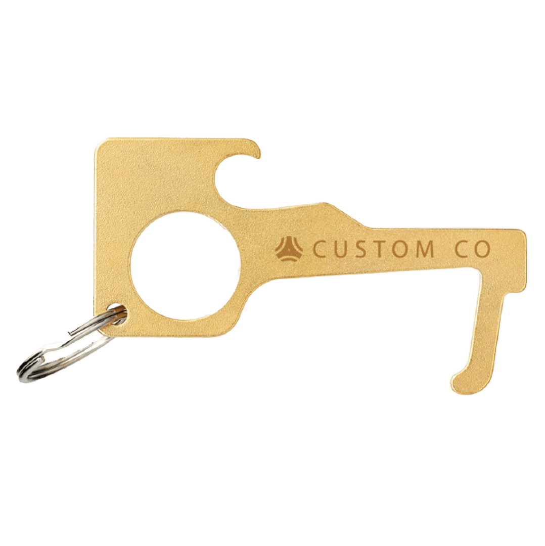 Non-touch Brass Keychain - Main product view 1