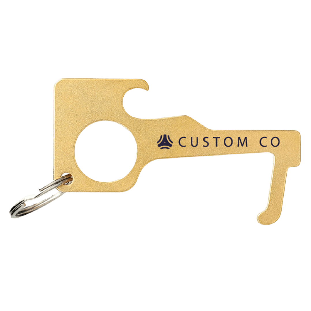 Non-touch Brass Keychain product image 2
