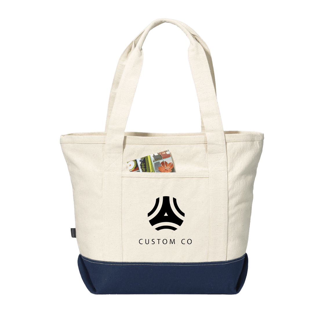 Palermo Cotton Zippered Tote 14 oz - Main product view 1