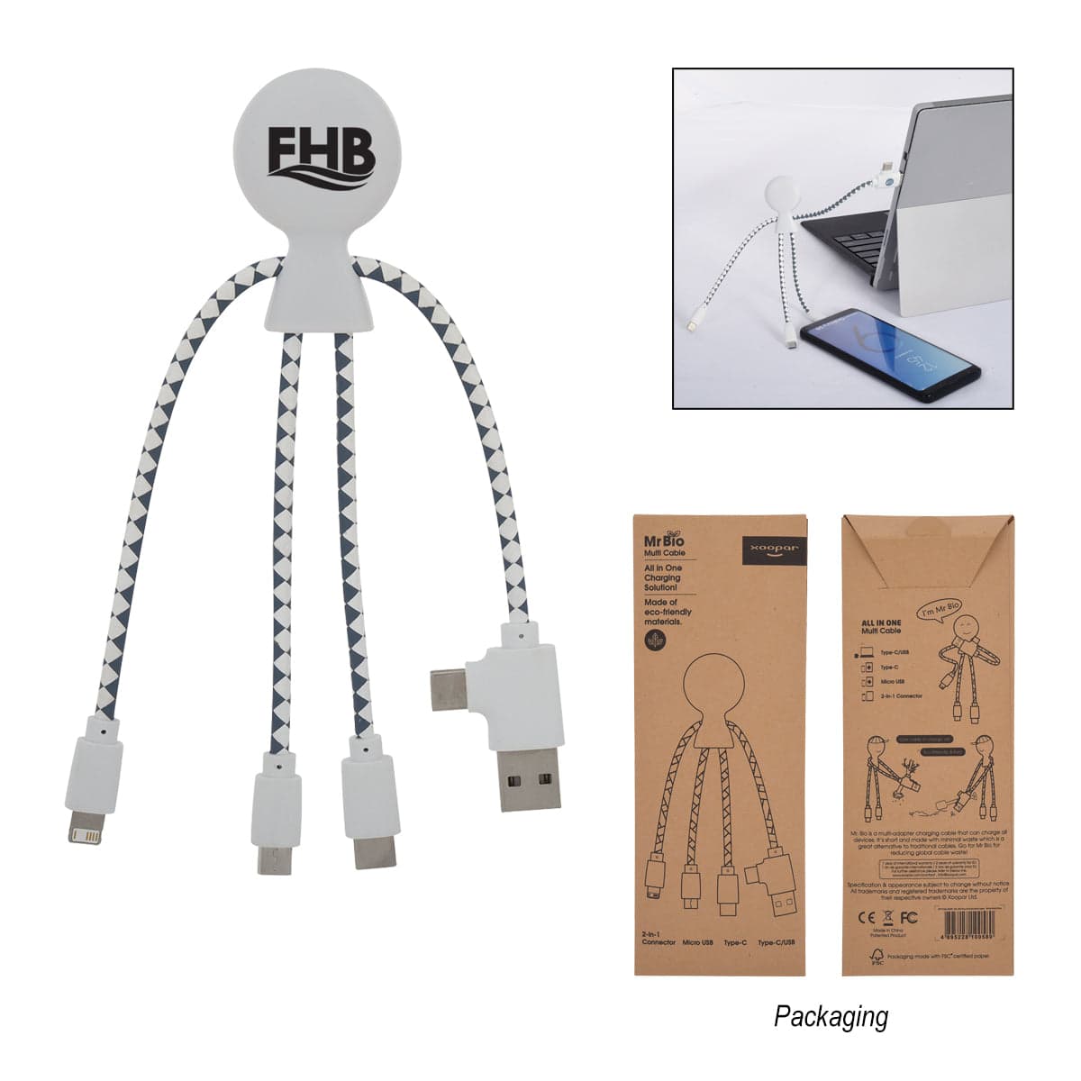 Mr Eco Plug and Charge All in One Cable - Main product view 1