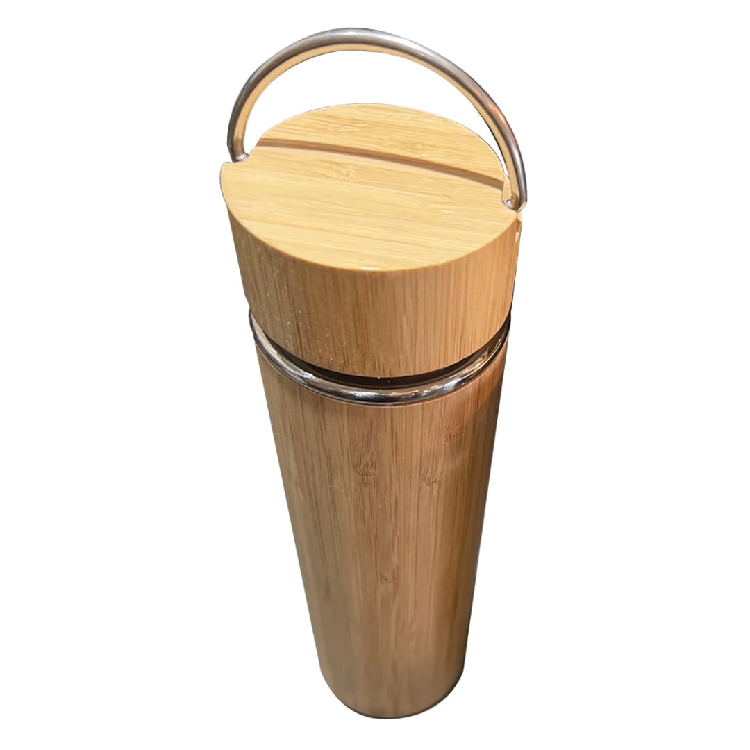 BambooBliss Steel Tea Tumbler with Strainer 13 oz product image 3