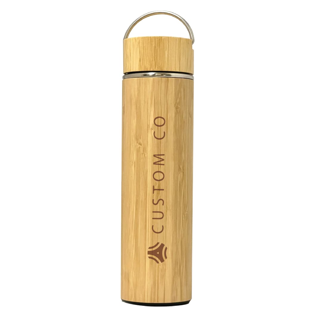 BambooBliss Steel Tea Tumbler with Strainer 13 oz - Main product view 1
