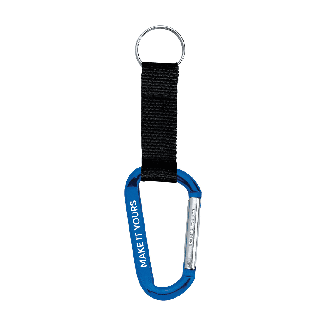 Large Aluminum Carabiner with Strap product image 2