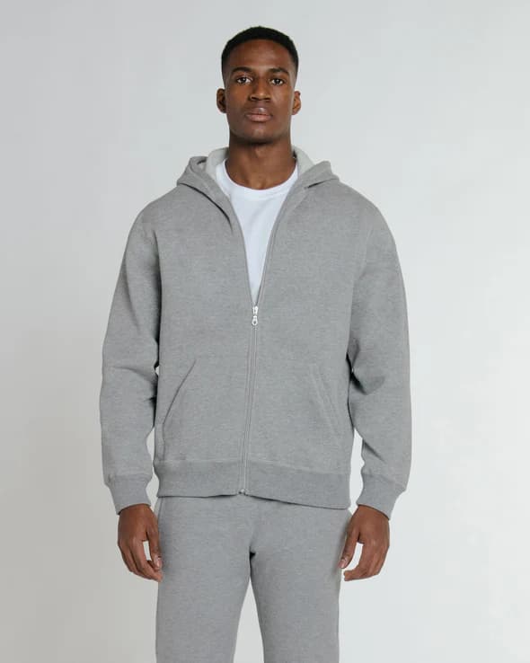 Full-Zip Sanctuary Kangaroo 16 Oz. Hoodie-Unisex product image