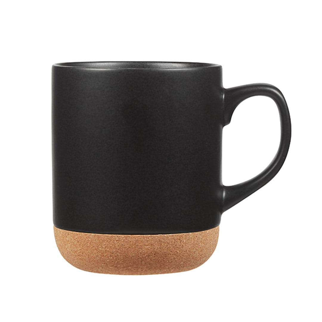 Quentin Matte Ceramic Mug with Cork Bottom 14 Oz. product image