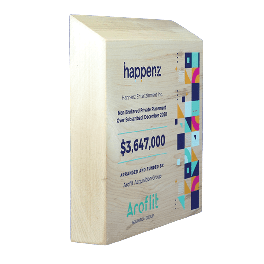 Medium Full Color Maple Wood Award - Main product view 1