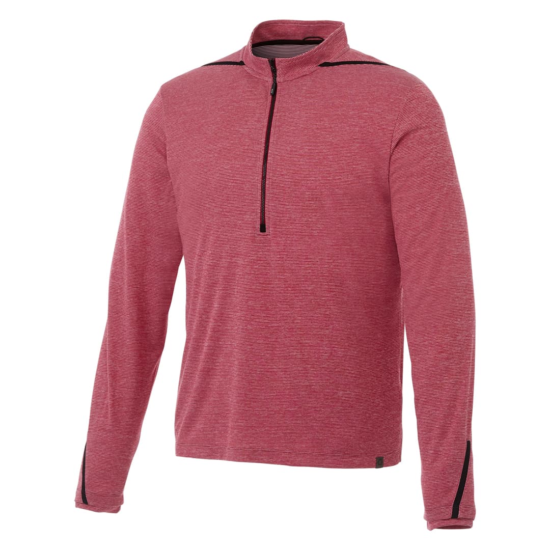 Recycled Polyester Half-Zip Sweater with Convertible Collar-Men's product image 6