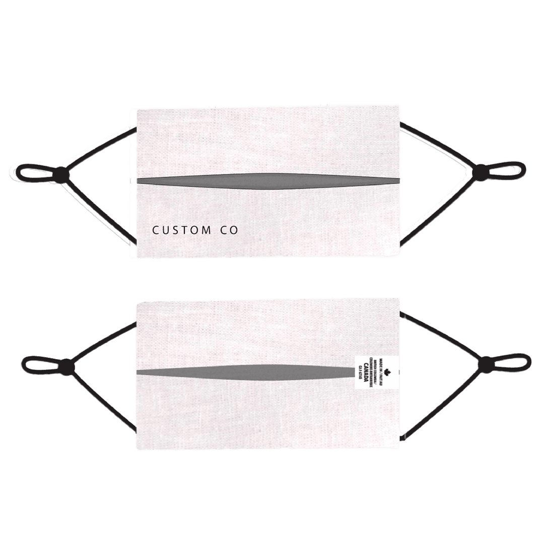 Non-Medical Hemp Cotton Face Mask with Adjustable Ear Loops - Main product view 1