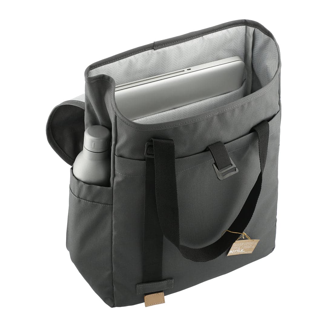 Boston Recycled PET Computer Tote Bag - Main product view 1