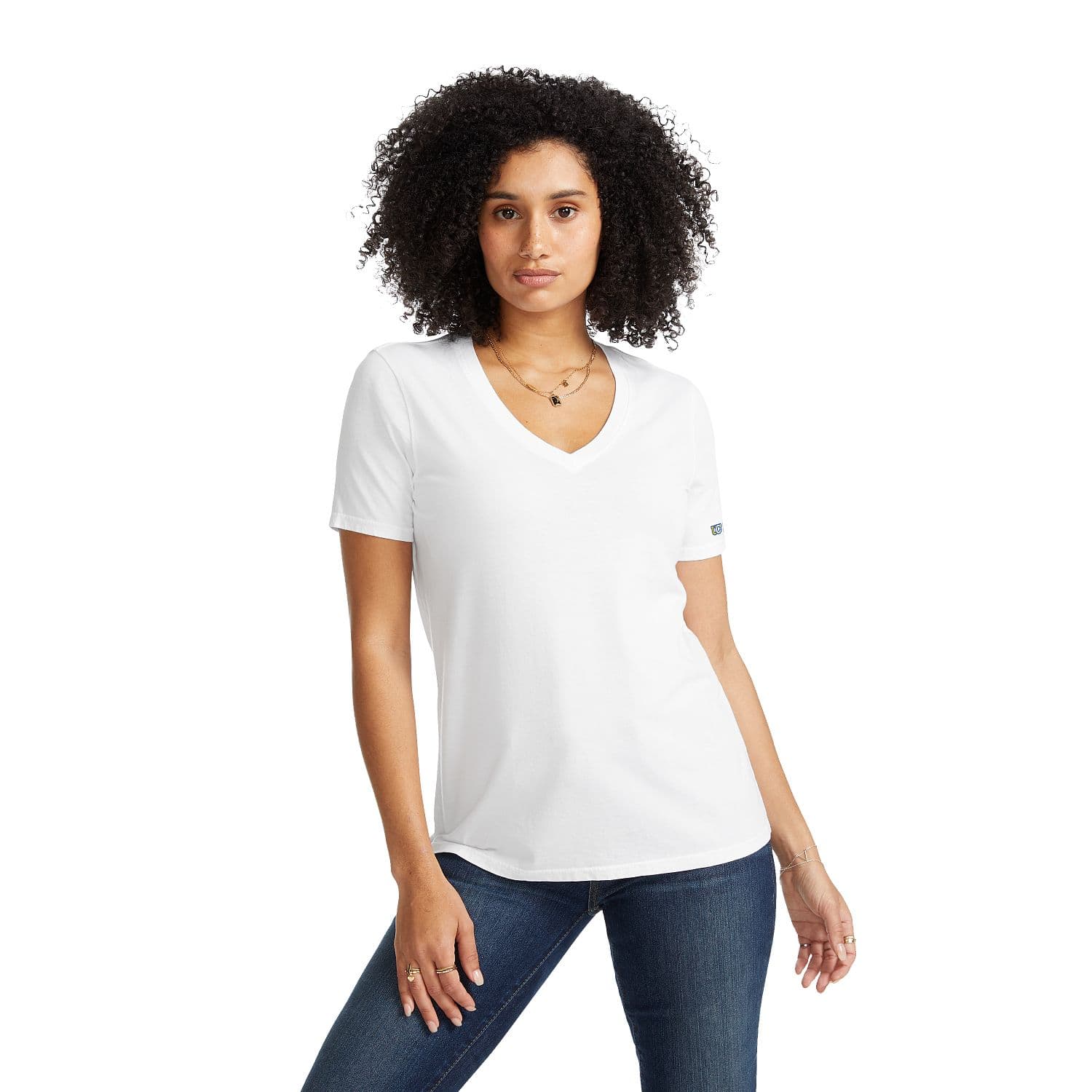 USA Made Vintage V-Neck T-Shirt-Women's product image 1