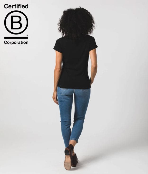 Crew Neck T-Shirt Fair Trade Organic Cotton-Women's product image 2