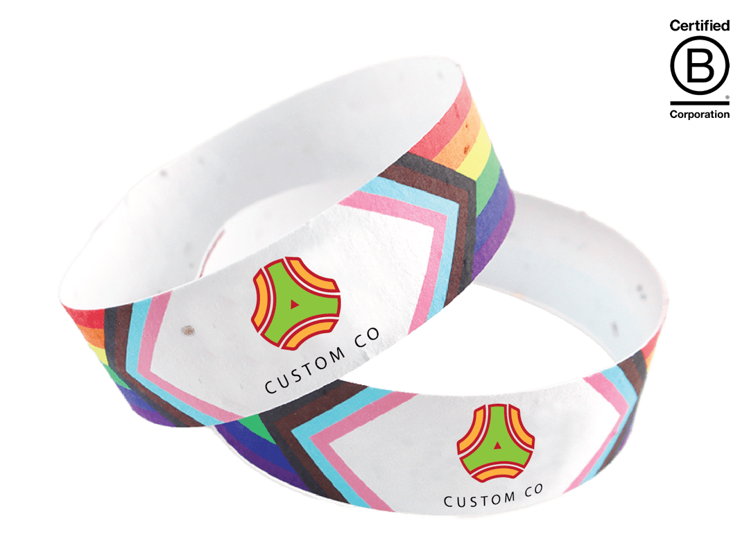 Plantable Pride Unity Wristbands - 1 Sided Decoration product image 2
