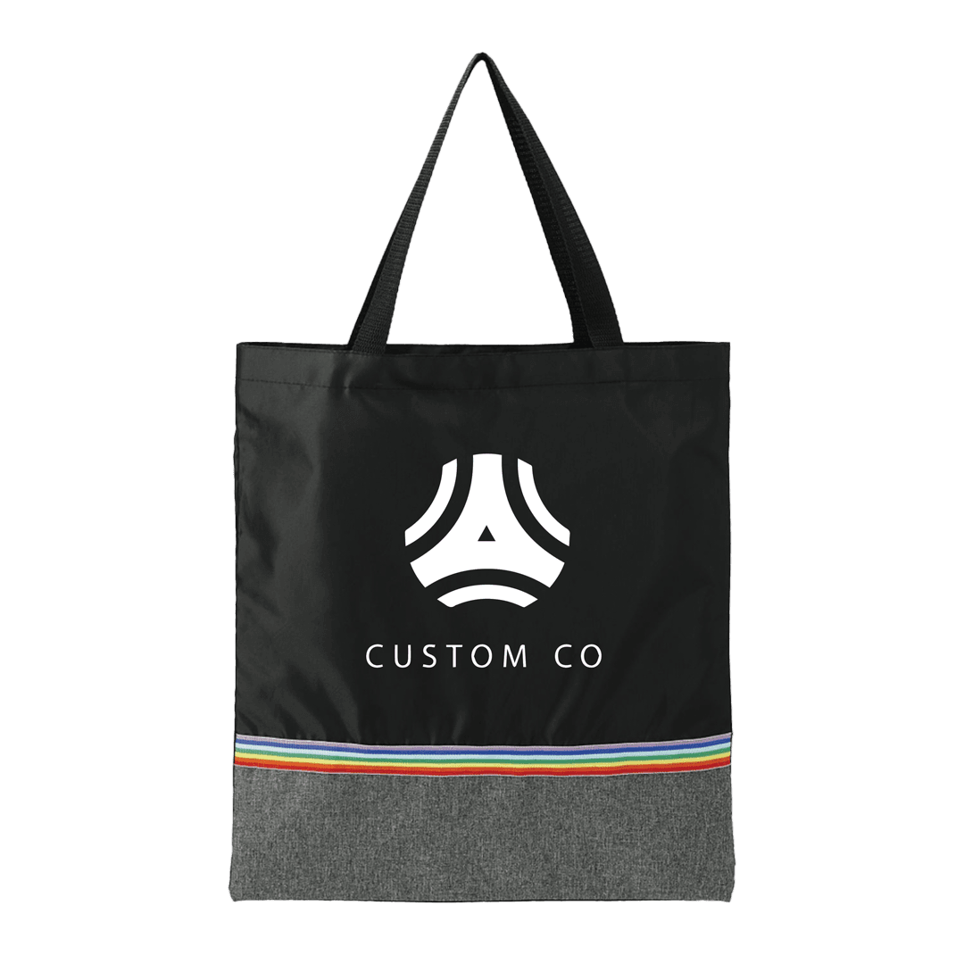 Sean Rainbow Recycled Polyester Tote Bag - Main product view 1