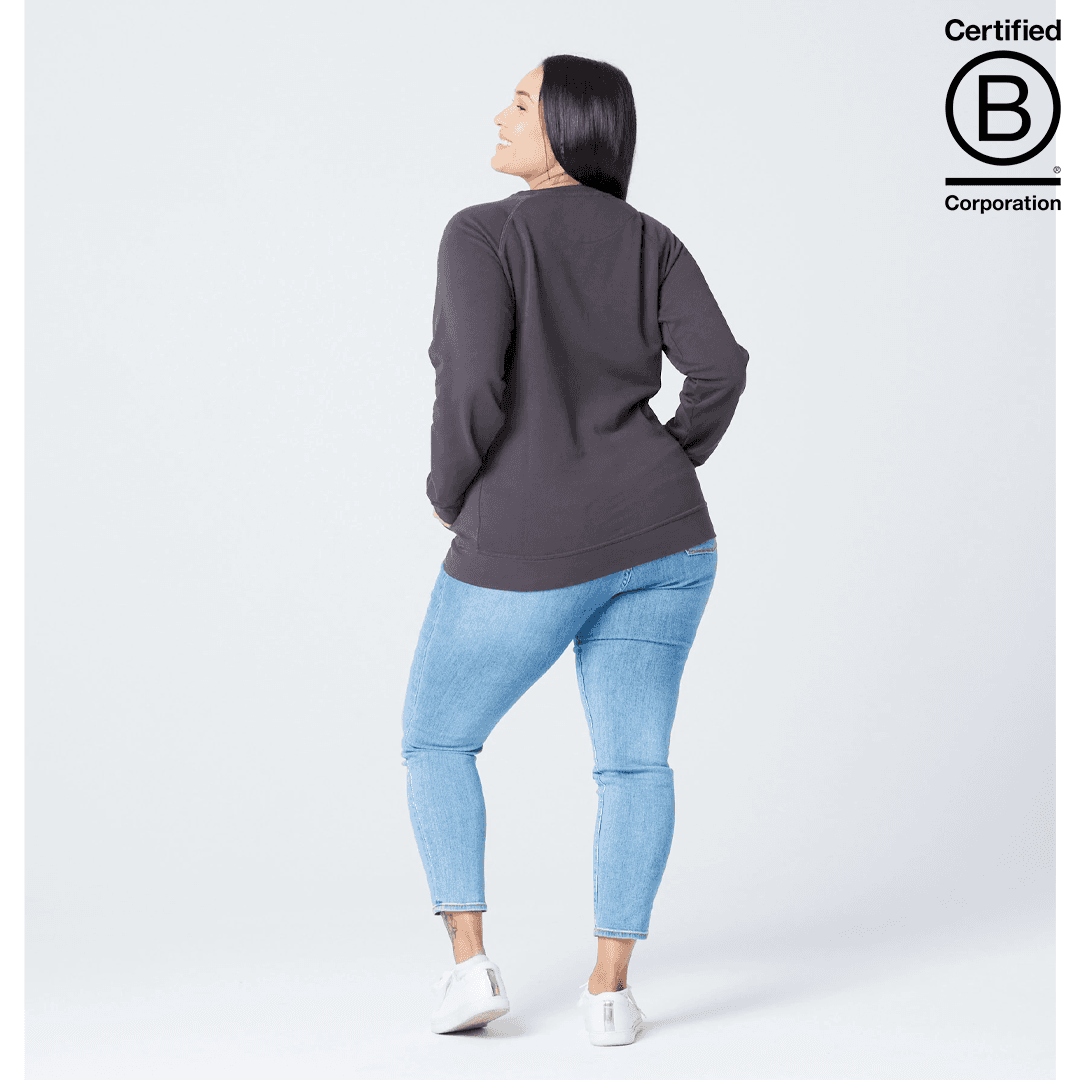 Organic Cotton Crewneck Sweatshirt with Pockets-Unisex product image 2
