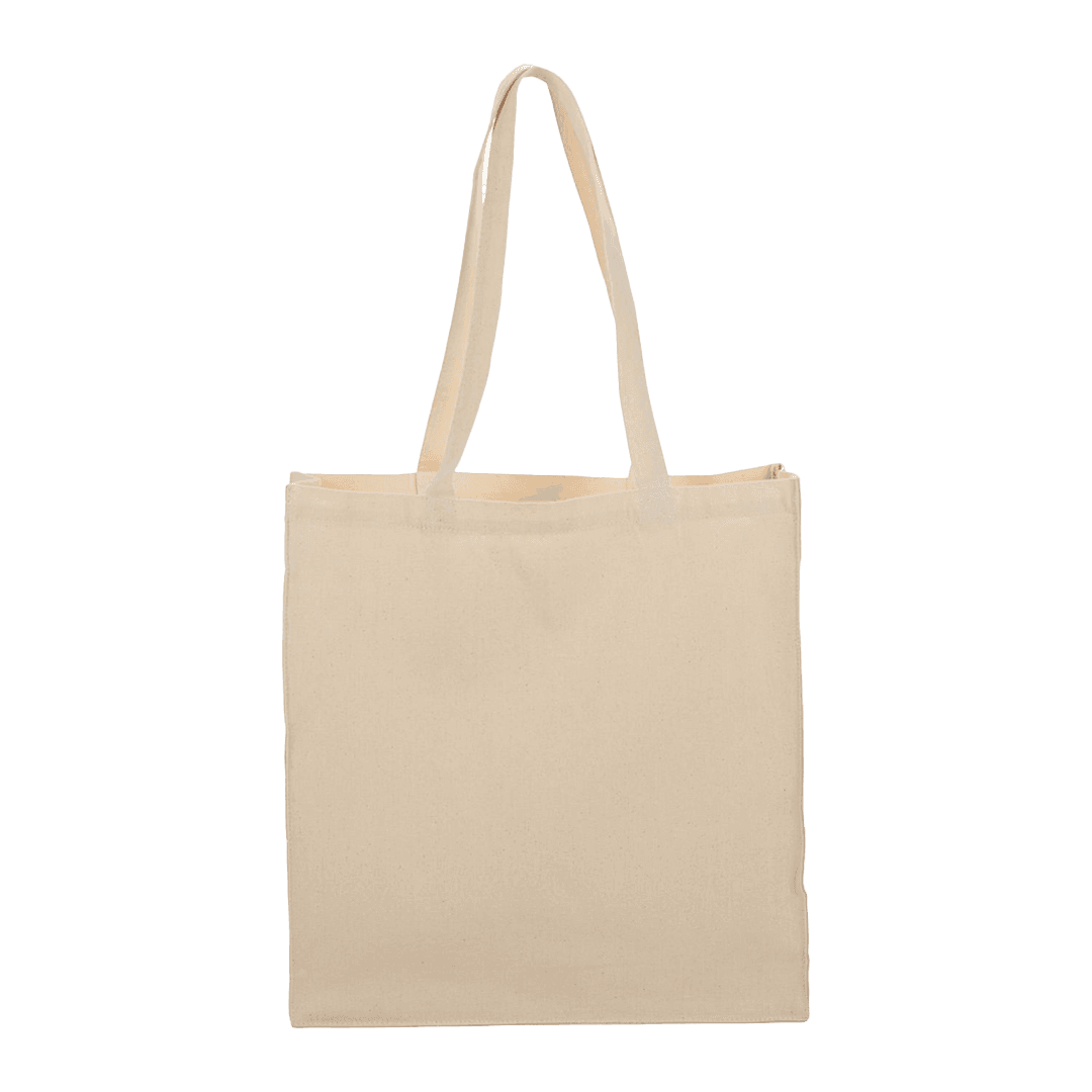 Awenda 8 Oz. Cotton Canvas Gusseted Tote Bag product image 6