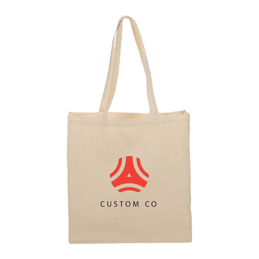 Awenda 8 Oz. Cotton Canvas Gusseted Tote Bag product image 3