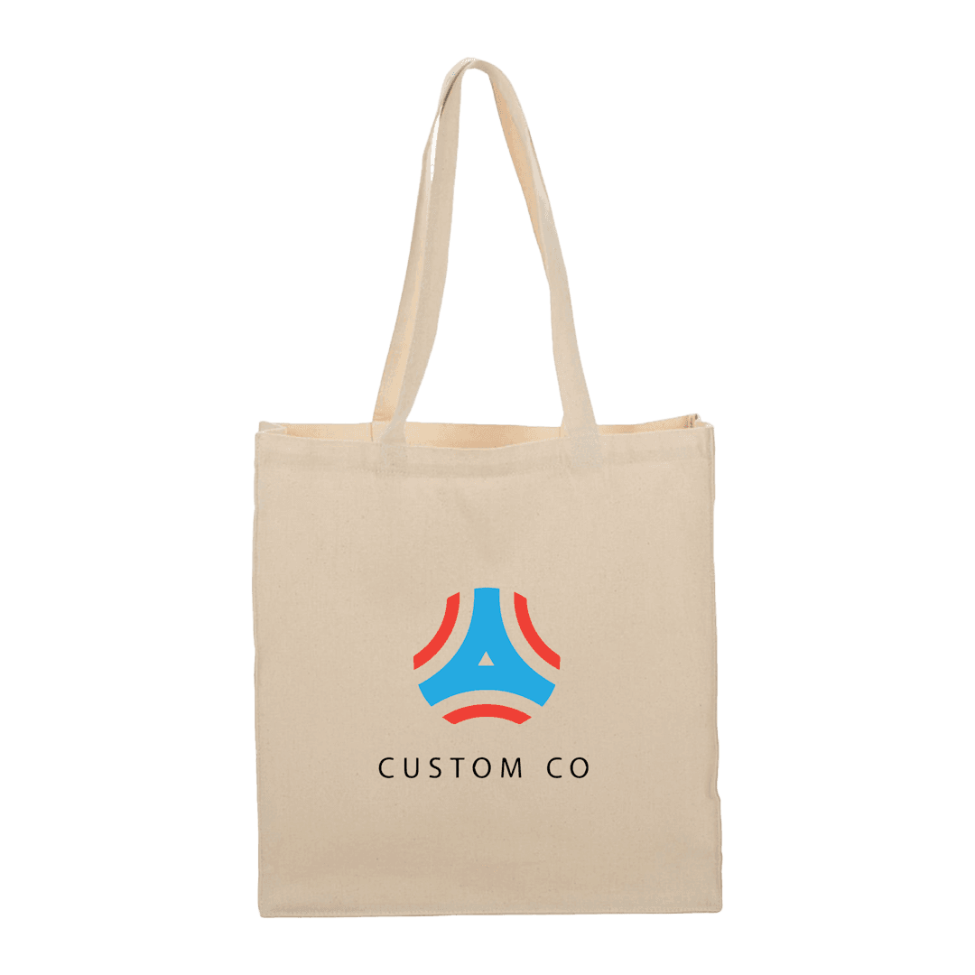 Awenda 8 Oz. Cotton Canvas Gusseted Tote Bag product image 4