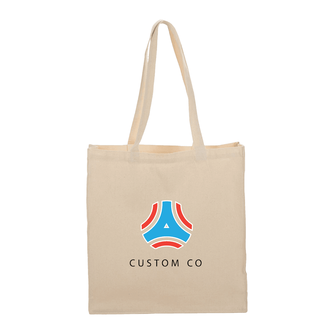 Awenda 8 Oz. Cotton Canvas Gusseted Tote Bag product image 5