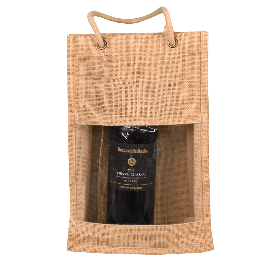 Vino Jute Double Wine Bag 750ml product image 2