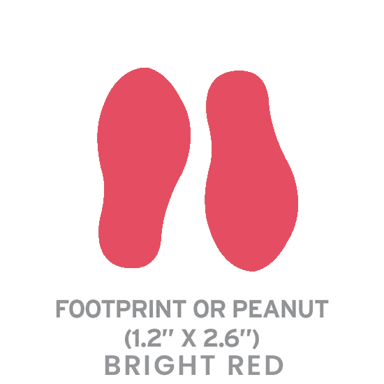 Small Seed Paper Shapes 2-Sided - Footprint product image